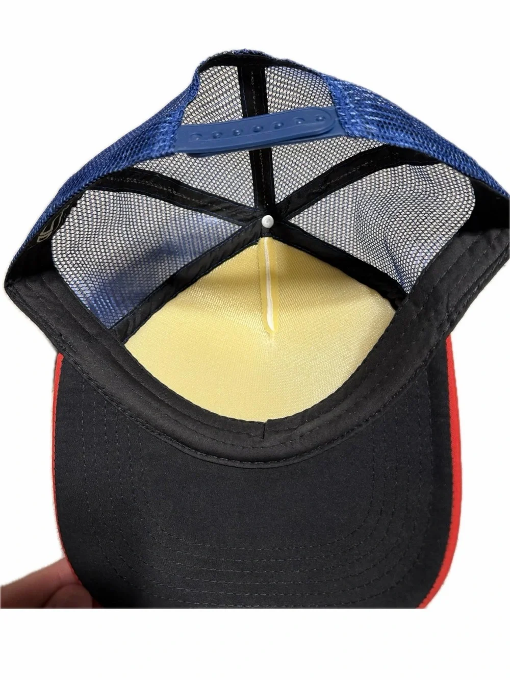 Scheels Outfitters Foam Mesh Trucker Hat Snapback Red White Blue